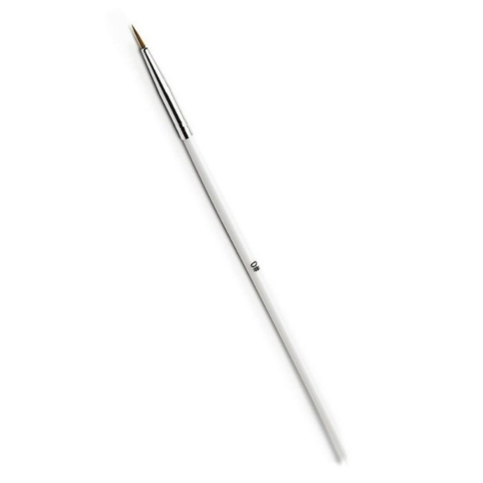 NAIL ART thin design brush No. 0 (white)