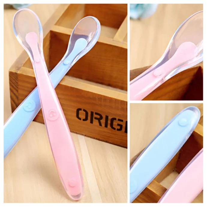 Silicone babies spoon