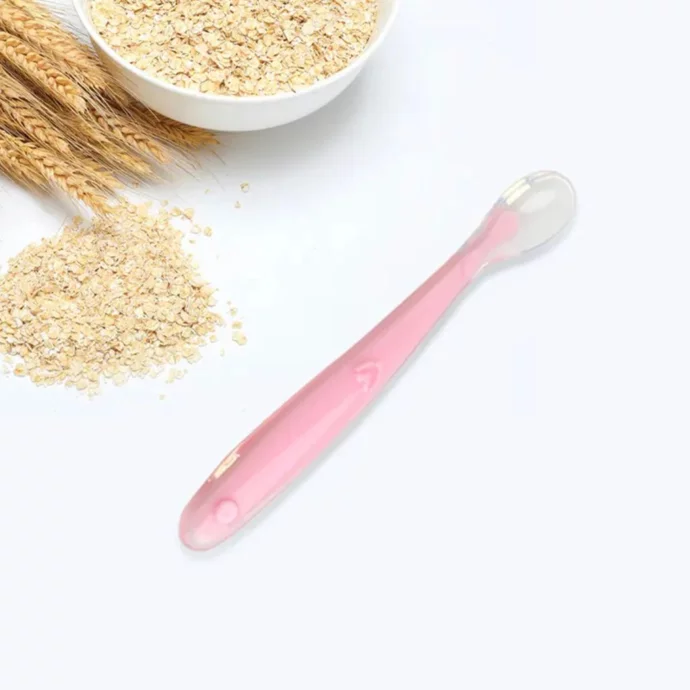 Silicone babies spoon