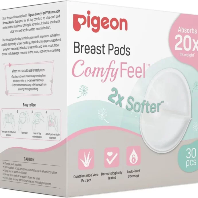 Ultra-soft, disposable nursing pads for lactating moms