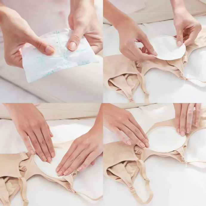 Ultra-soft, disposable nursing pads for lactating moms