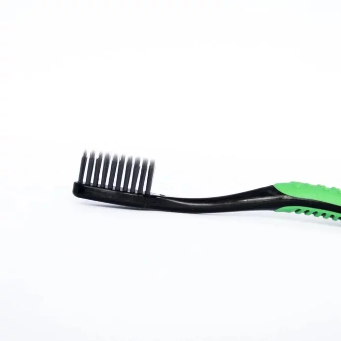 Сarbon-coated toothbrush