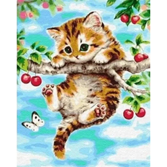 Paint by number "Kitten"