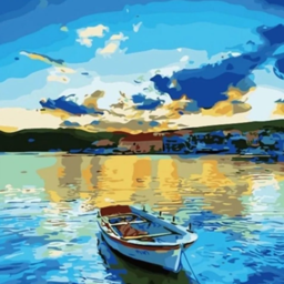 Paint by number "Lake"