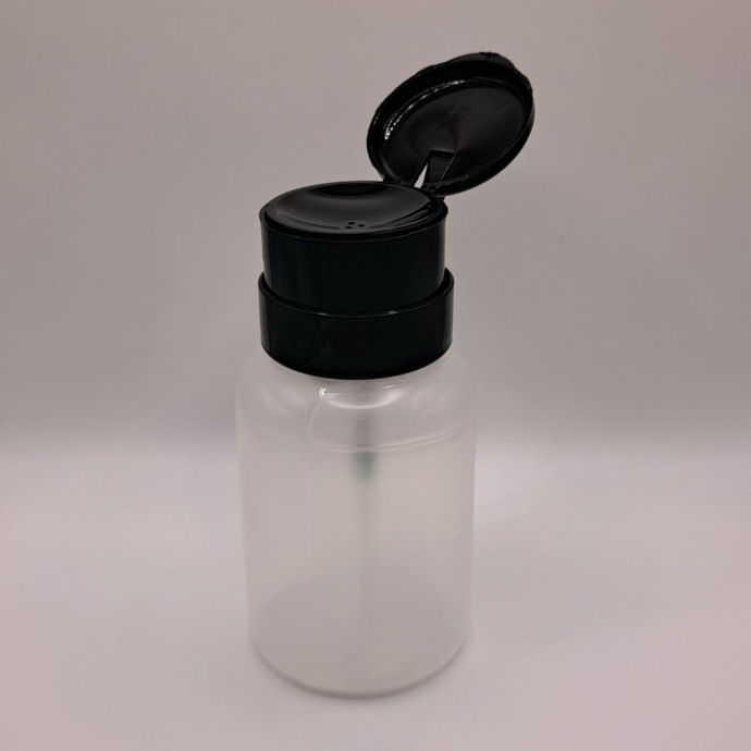 Bottle with pump dispenser 200 ml.