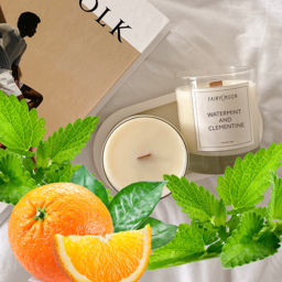 Watermint და Clementine სანთელი
