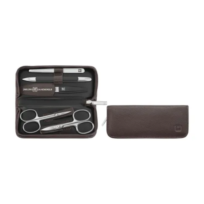 Manicure and pedicure ZWILLING Manicure set | Zwilling classic inox zip (  pink, brown, gray) 3368