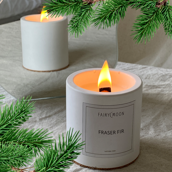 Fraser fir candle
