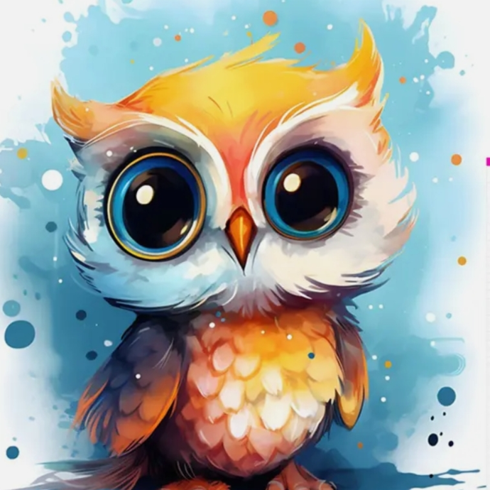 Diamond mosaic "Оwl"