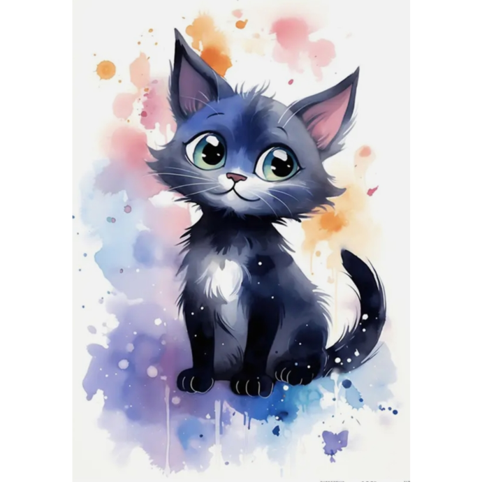 Diamond mosaic "Kitten"