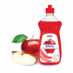 Dishwashing liquid, Zoma color red apple, 500 ml. - zoma5501