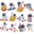 Diamond mosaic stickers "Cosmonauts"