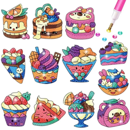 Diamond mosaic stickers "Sweets"