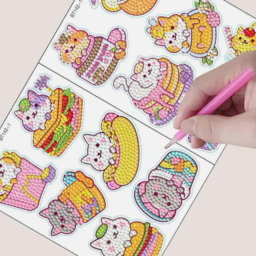 Diamond mosaic stickers "Cats 2"