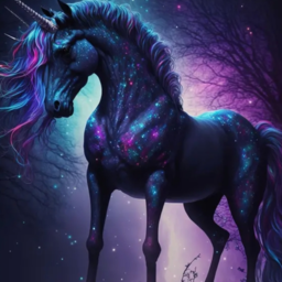 Diamond mosaic "The Incredible Unicorn"