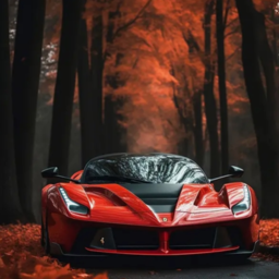 Diamond mosaic "Ferrari"