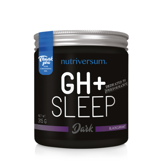 Nutriversum GH+Sleep -315g Black Curany