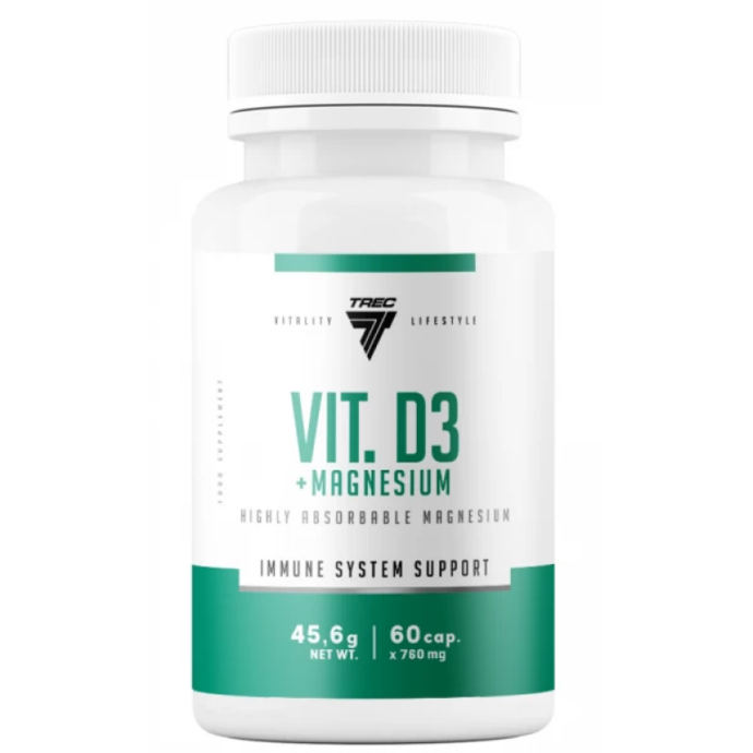 Vitamin D3 + Magnesium 60 cap