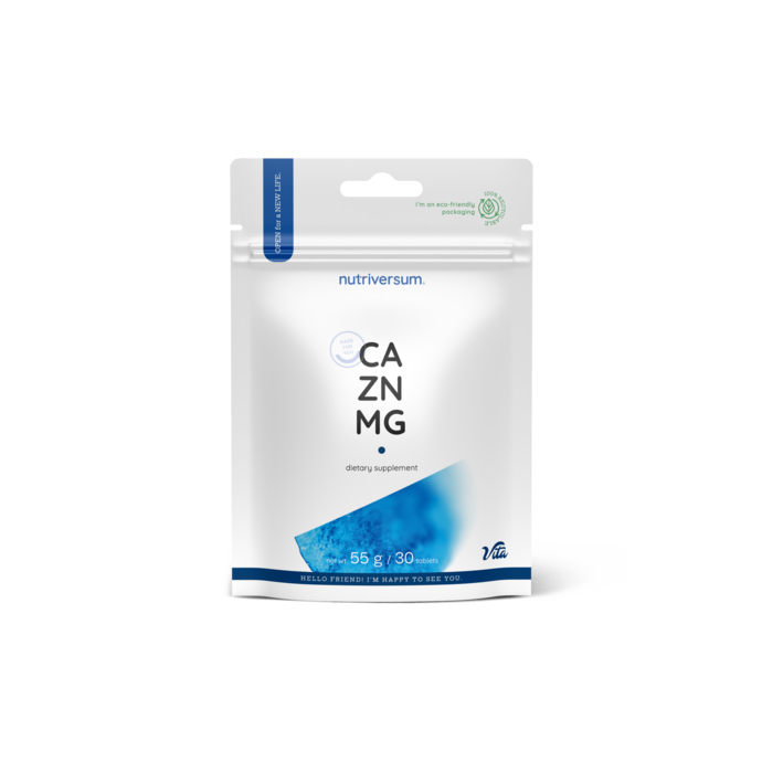 Nutriversum CA-ZN-MG 30 tab