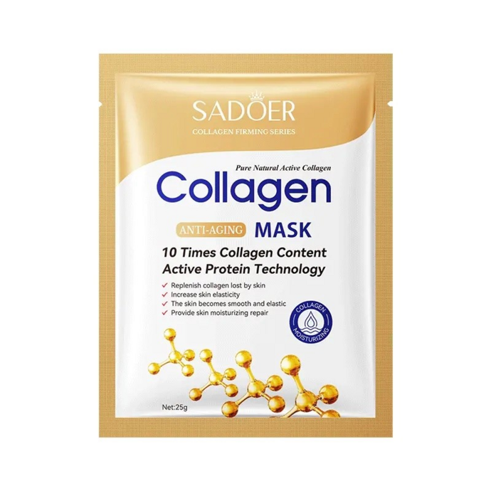 Rejuvenating face mask with collagen