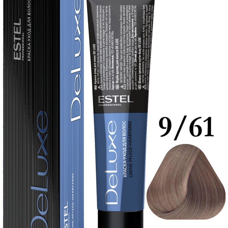 Hair dye ESTEL Estel DeLuxe - Cream color 9/61 (60 ml) 4606453019635
