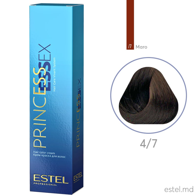 Estel Princess Essex - Крем-краска 4/7 (60 мл)