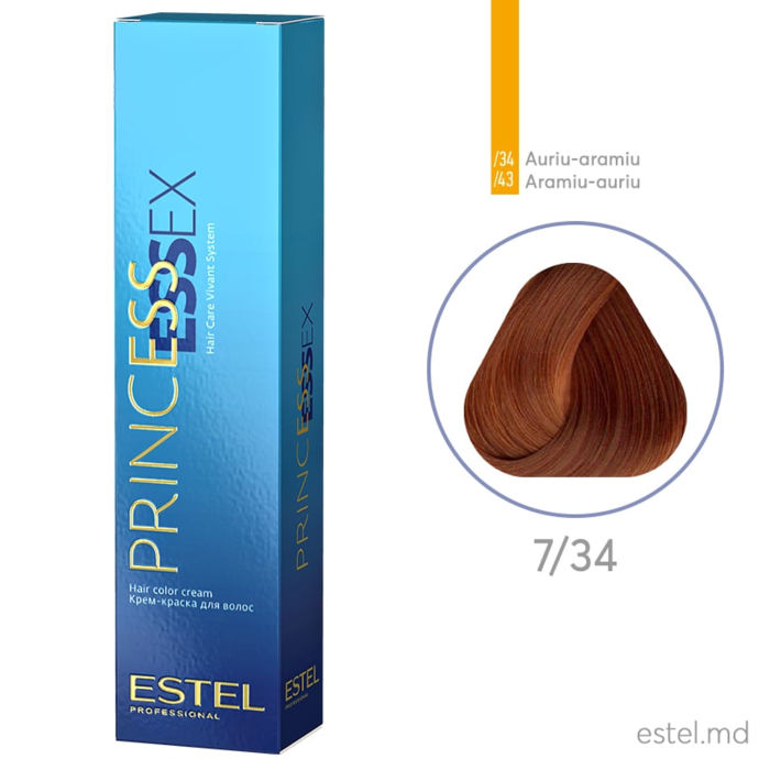 Estel Princess Essex - Крем-краска 7/34 (60 мл)