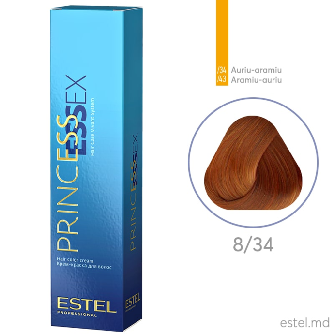 Estel Princess Essex - Крем-краска 8/34 (60 мл)