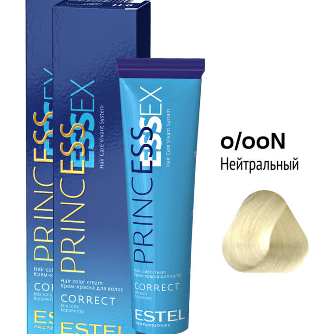 Estel Princess Essex Correct - Крем-краска 0/00N (60 мл)