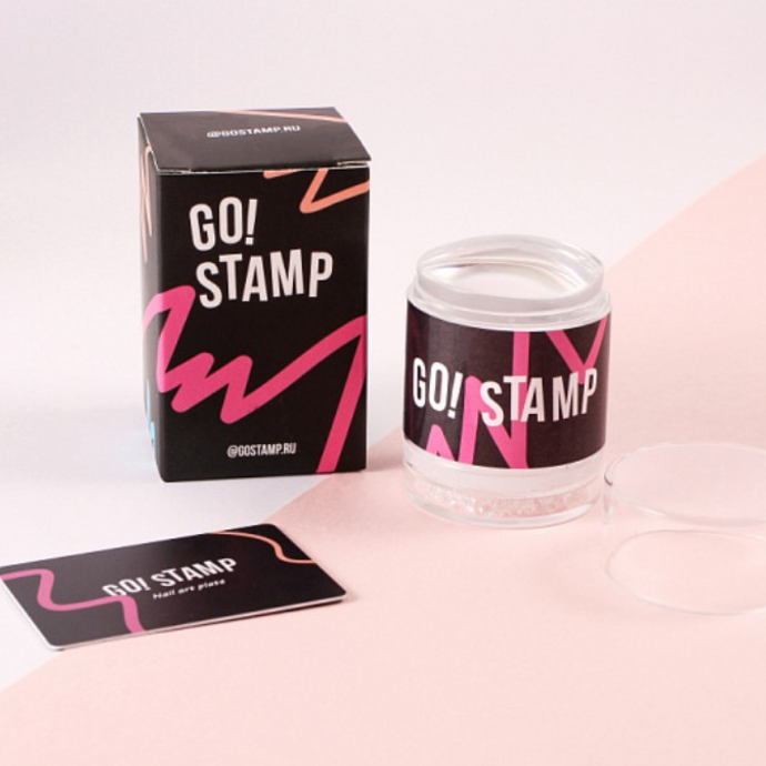 GO! STAMP Двойной штамп и мини-скрапер Glitter
