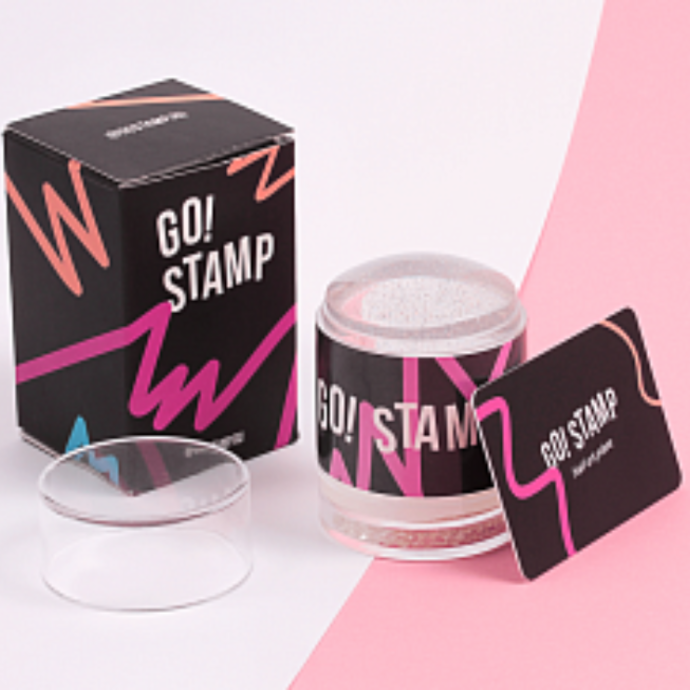 GO! STAMP Двойной штамп и мини-скрапер No Glitter