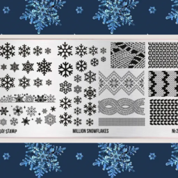 GO! STAMP Пластина для стемпинга - 268 Million Snowflakes