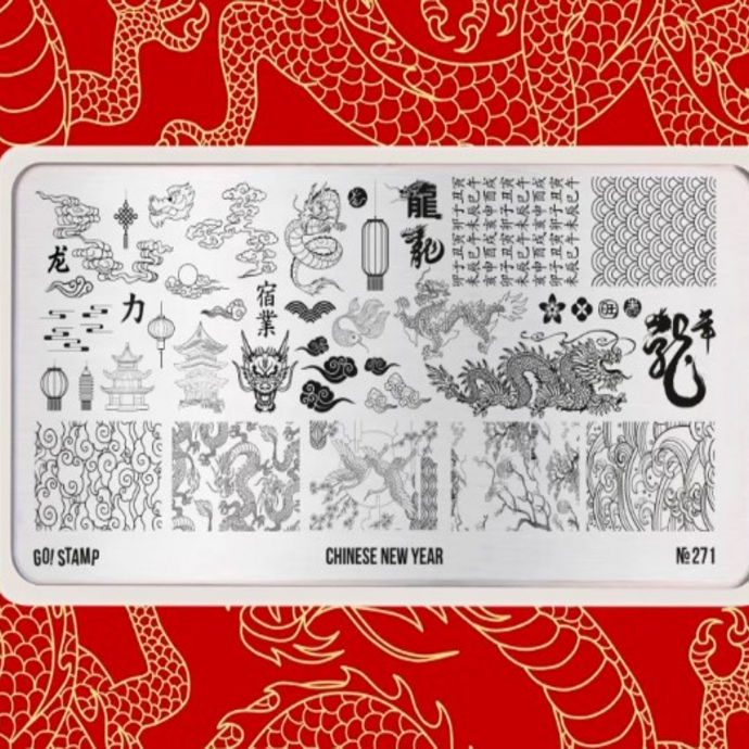 GO! STAMP Stamping plate - 271 Chinese New Year
