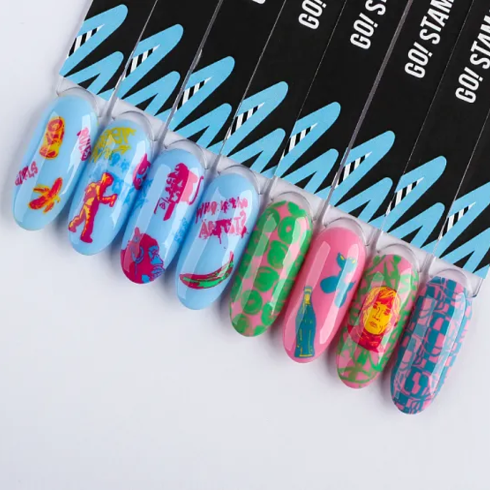 GO! STAMP Пластина для стемпинга - 275 Pop Art