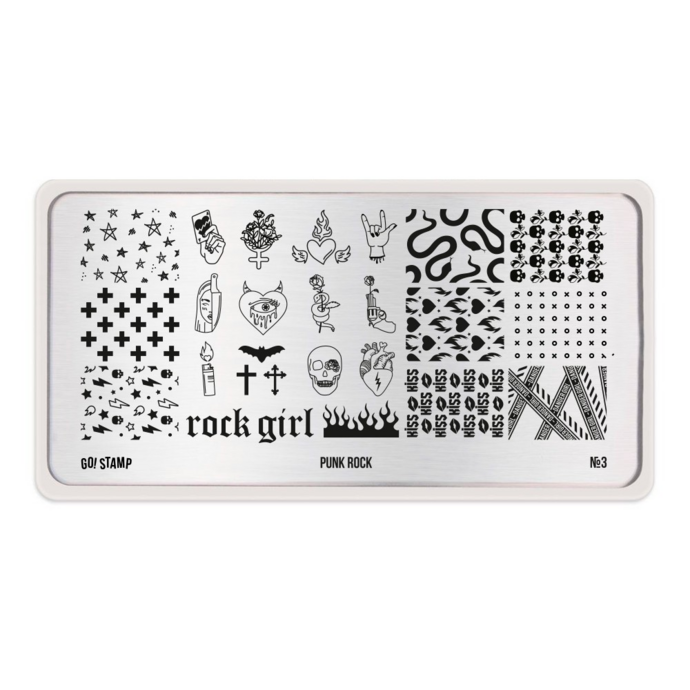 GO! STAMP Stamping plate 3 Punk rock