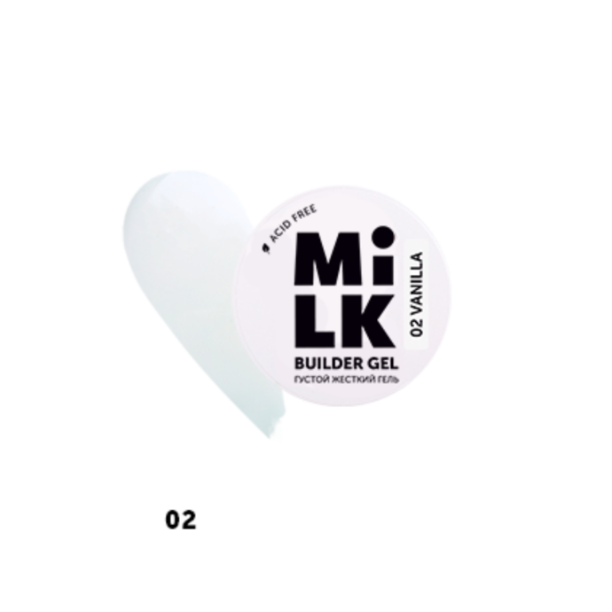 MILK Thick builder gel Builder Cool Gel 02 Vanilla, 15 g