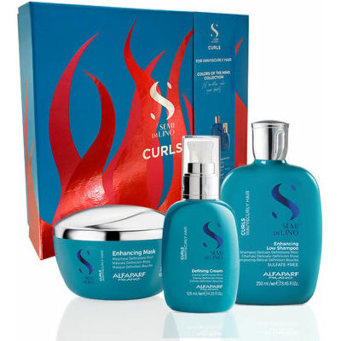 Alfaparf - Curls Enhancing Box (Шампунь 250 мл, Маска 200 мл, Крем 125 мл)