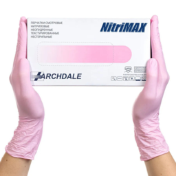 NiTRiMAX Nitrile gloves, 50 pairs pack - Size XS (pink)