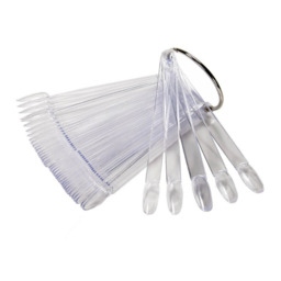 Display oval transparent