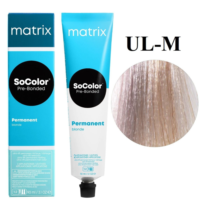 Matrix SoColor - კრემი თმის საღებავი UL-M (90 მლ)