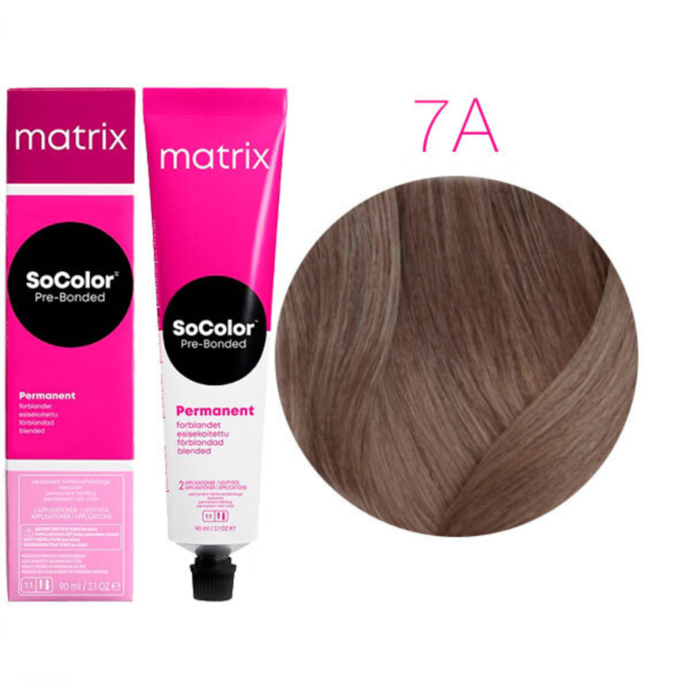 Matrix SoColor - Pre-Bonded Cream თმის ფერი 7A (90 მლ)