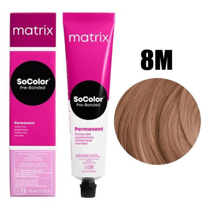 Matrix SoColor - Pre-Bonded Крем-краска для волос 8M (90 ml)