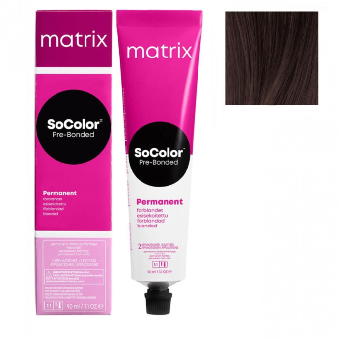 Matrix SoColor - კრემის საღებავი წინასწარ შეკრული 4MA (90 მლ)