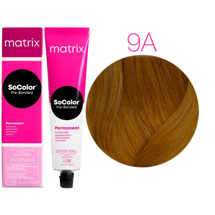 Matrix SoColor - Крем-краска Pre-Bonded 9A (90 мл)