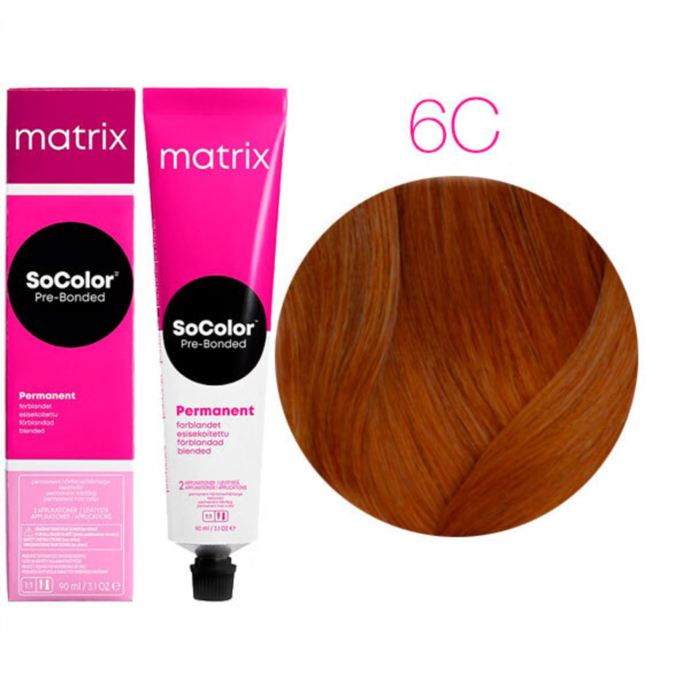 Matrix SoColor - Pre-Bonded Крем-краска для волос 6C (90 ml)