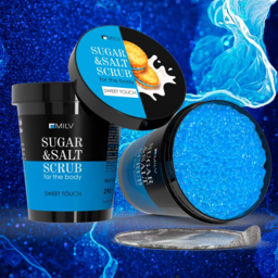 Cosmetics - Milv Sugar-salt body scrub “Cookies” 290 gr