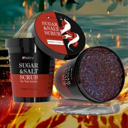 Cosmetics - Milv Sugar-salt body scrub “Coffee” 290 g