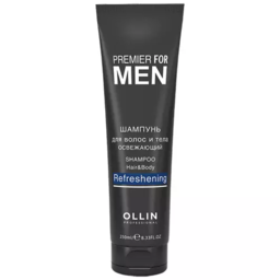 Ollin Men's refreshing hair shampoo, 250ml