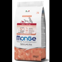 Natural Super Premium Mini Puppy & Junior(ორაგული და ბრინჯი)
