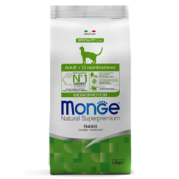 Monoprotein for adult cats (with rabbit)